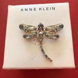 Anne Klein dragonfly Brooch